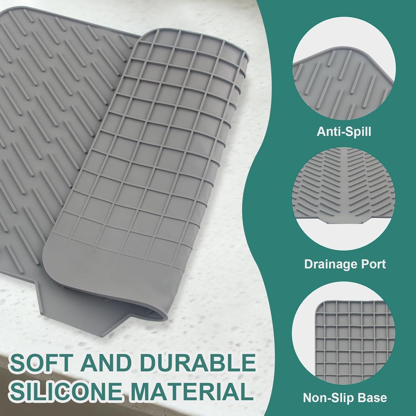 Silicone Dish Drying Mat |🔥Flat 50% Savings🔥