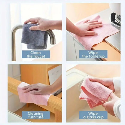 Reusable Kitchen Cleaning Cloth Roll | Microfiber Cleaning Cloth Roll