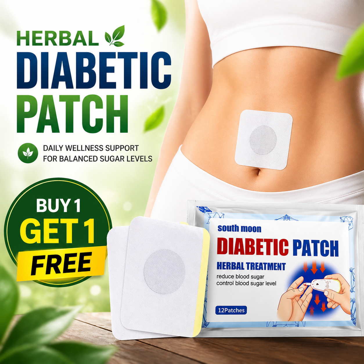 Blood Sugar Control Diabetic Patches |🔥BUY 1 GET 1 FREE🔥