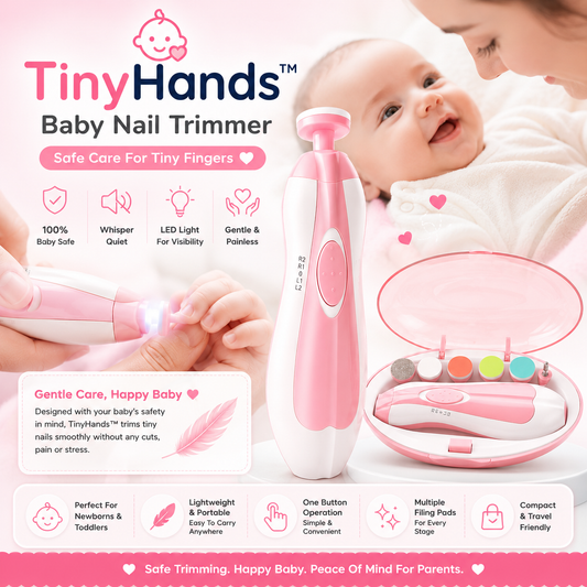 TinyHands™ Baby Nail Trimmer 👶 Safe Care For Tiny Fingers