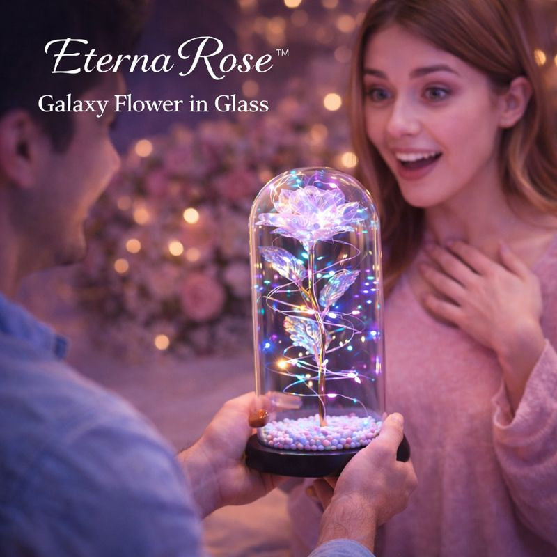 EternaRose™ Galaxy Flower in Glass