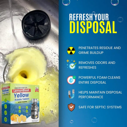 DrainFizz™ Lemon Blast Power Bubble Cleaner | BUY 1 GET 1 FREE