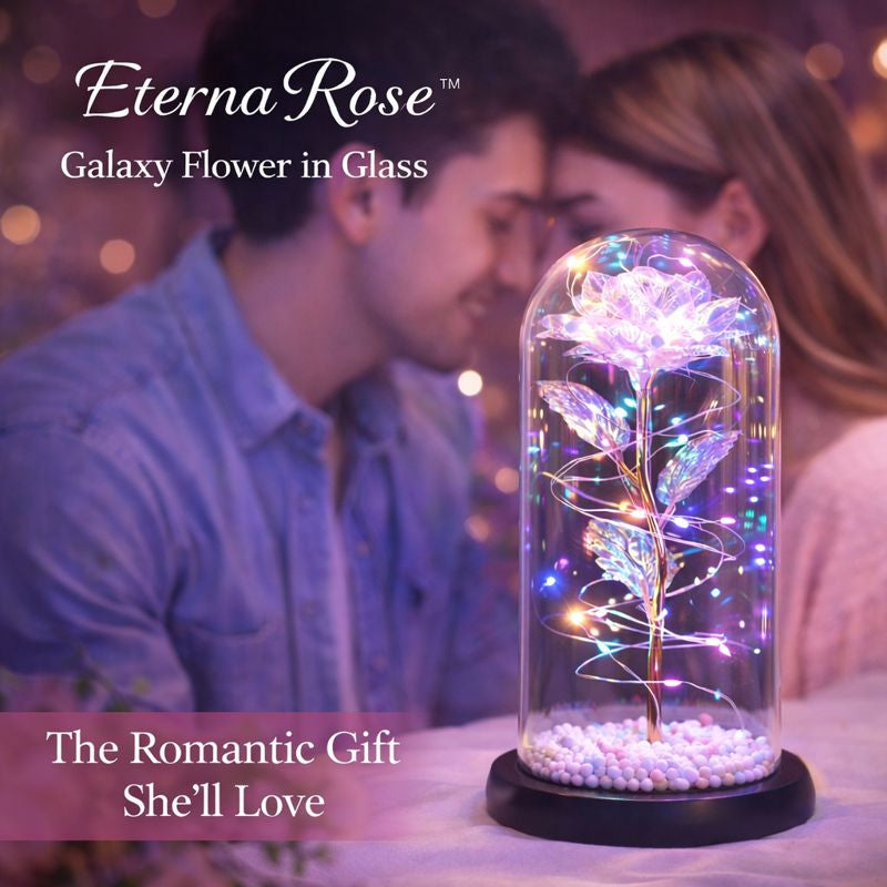 EternaRose™ Galaxy Flower in Glass