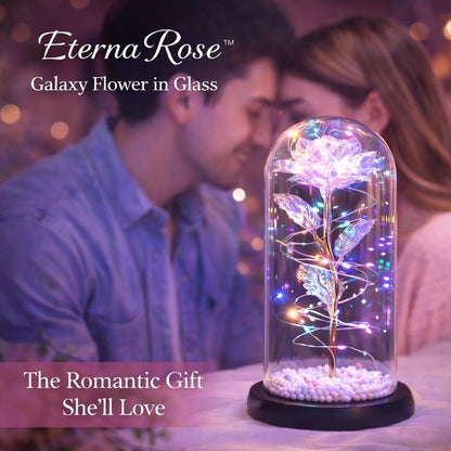 EternaRose™ Galaxy Flower in Glass