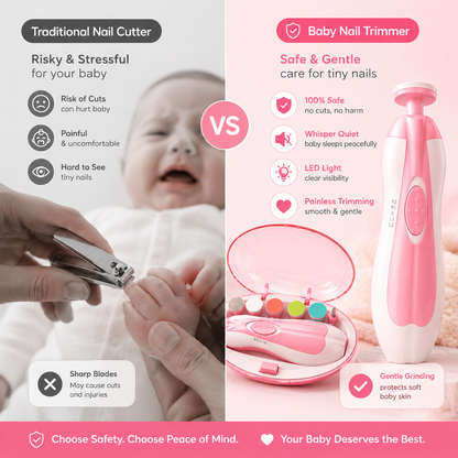 TinyHands™ Baby Nail Trimmer 👶 Safe Care For Tiny Fingers