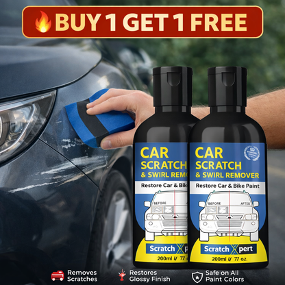 ScratchXpert Car Scratch Removal Cream - Restores Your Car Shine Instantly (BUY 1 GET 1 FREE)