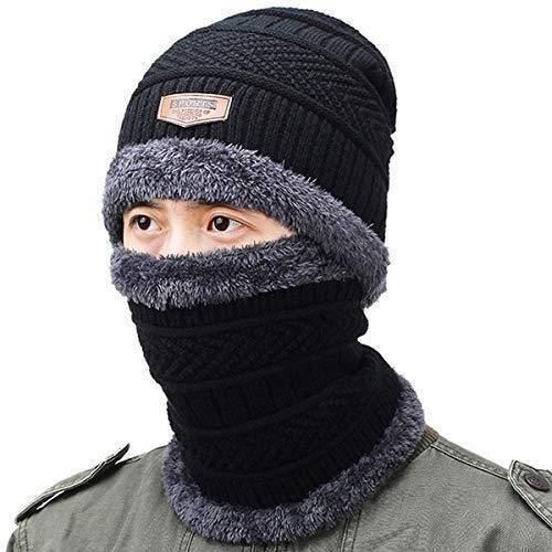 Desi KashmiriWarm™ – Premium Woolen Cap & Neck Warmer Set