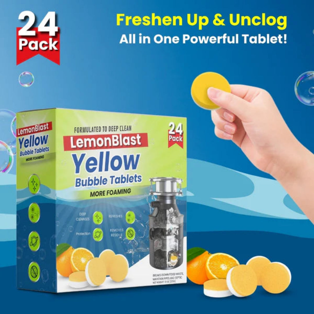 DrainFizz™ Lemon Blast Power Bubble Cleaner | BUY 1 GET 1 FREE