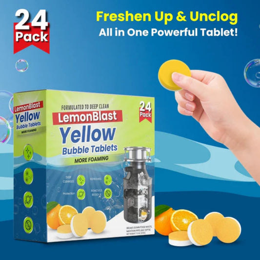 DrainFizz™ Lemon Blast Power Bubble Cleaner | BUY 1 GET 1 FREE