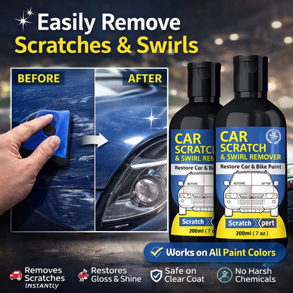 ScratchXpert Car Scratch Removal Cream - Restores Your Car Shine Instantly (BUY 1 GET 1 FREE)
