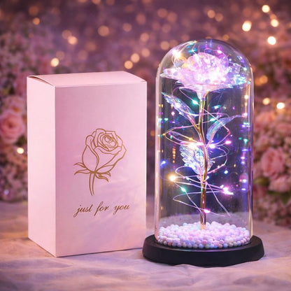 EternaRose™ Galaxy Flower in Glass