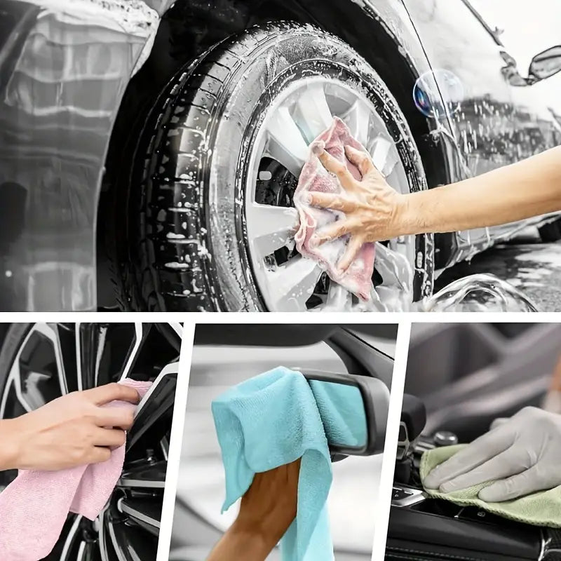 Reusable Kitchen Cleaning Cloth Roll | Microfiber Cleaning Cloth Roll