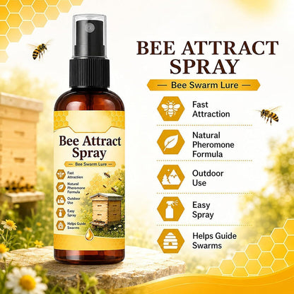 Natural Honey Bee Attract Spray 100ml Each (Pack Of 2)