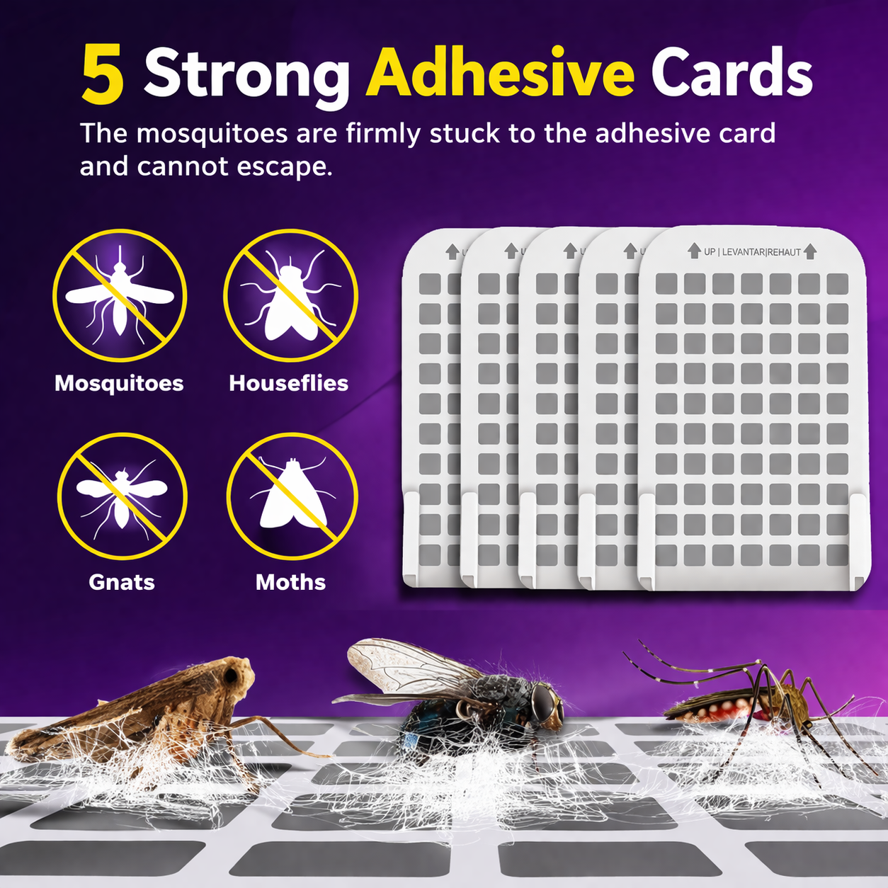 ZeroBite™ UV Mosquito & Flying Insect Trap – Get 5 Glue Pads FREE