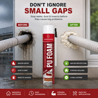 GapGuard™ Expanding Foam Sealant Spray (750ml) | Now BIGGER 2X FOAM In 1 SPRAY
