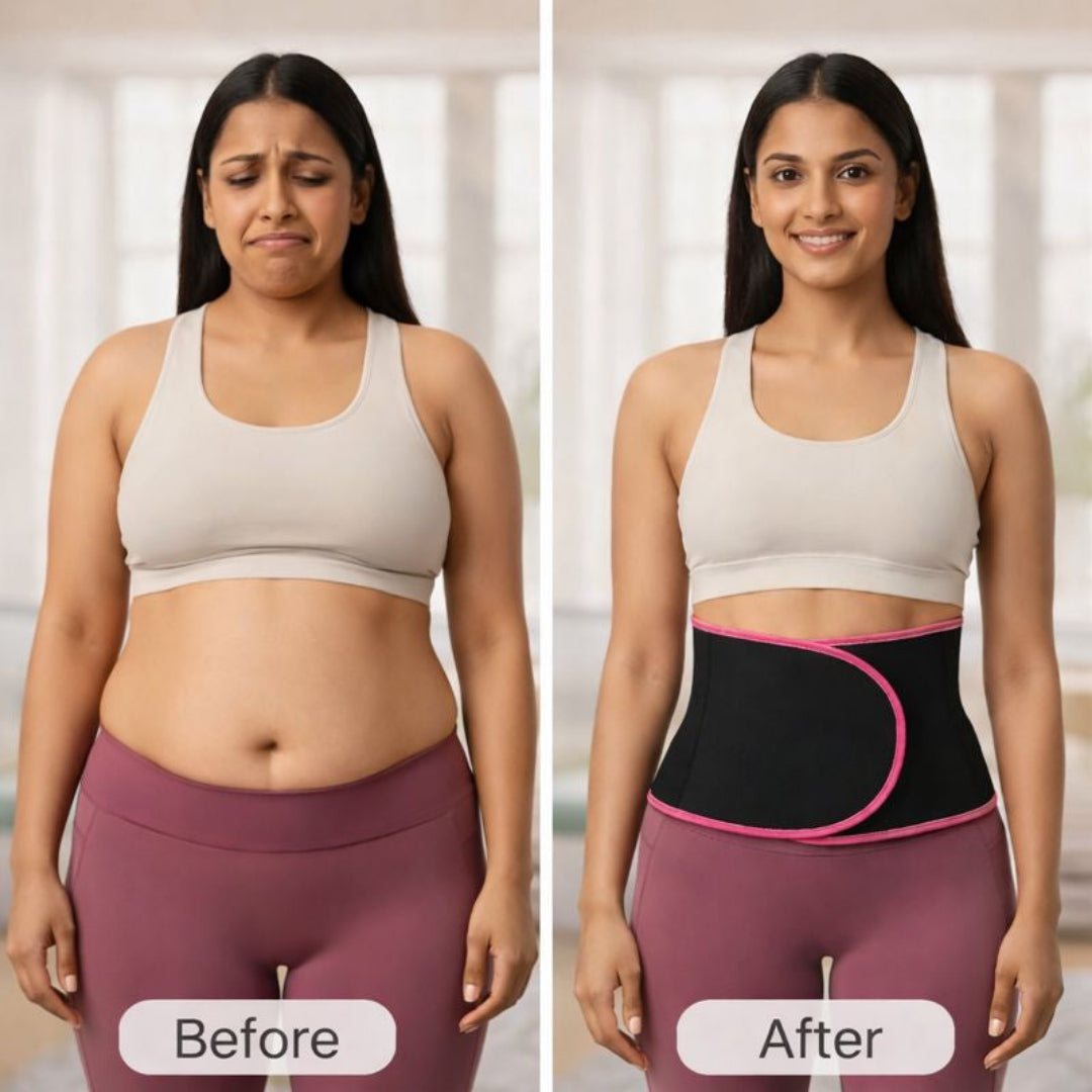 SweatFlex™ Slim Waist Belt | Adjustable Waist Trimmer Belt