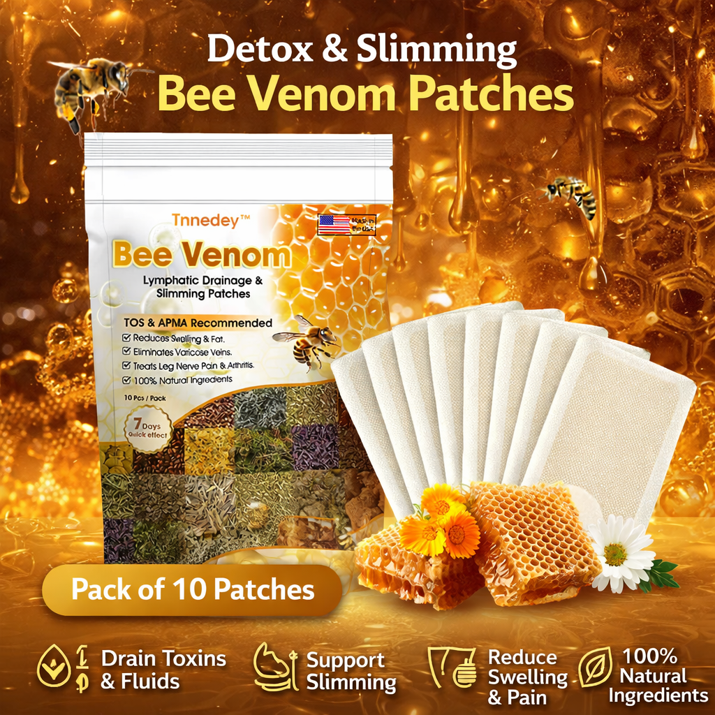 Bee Venom Lymphatic Drainage & Slimming Foot Patches 🌿