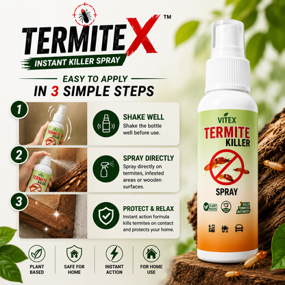 ☠️ TermiteX™ Instant Killer Spray 🔥 BUY 1 GET 2 FREE