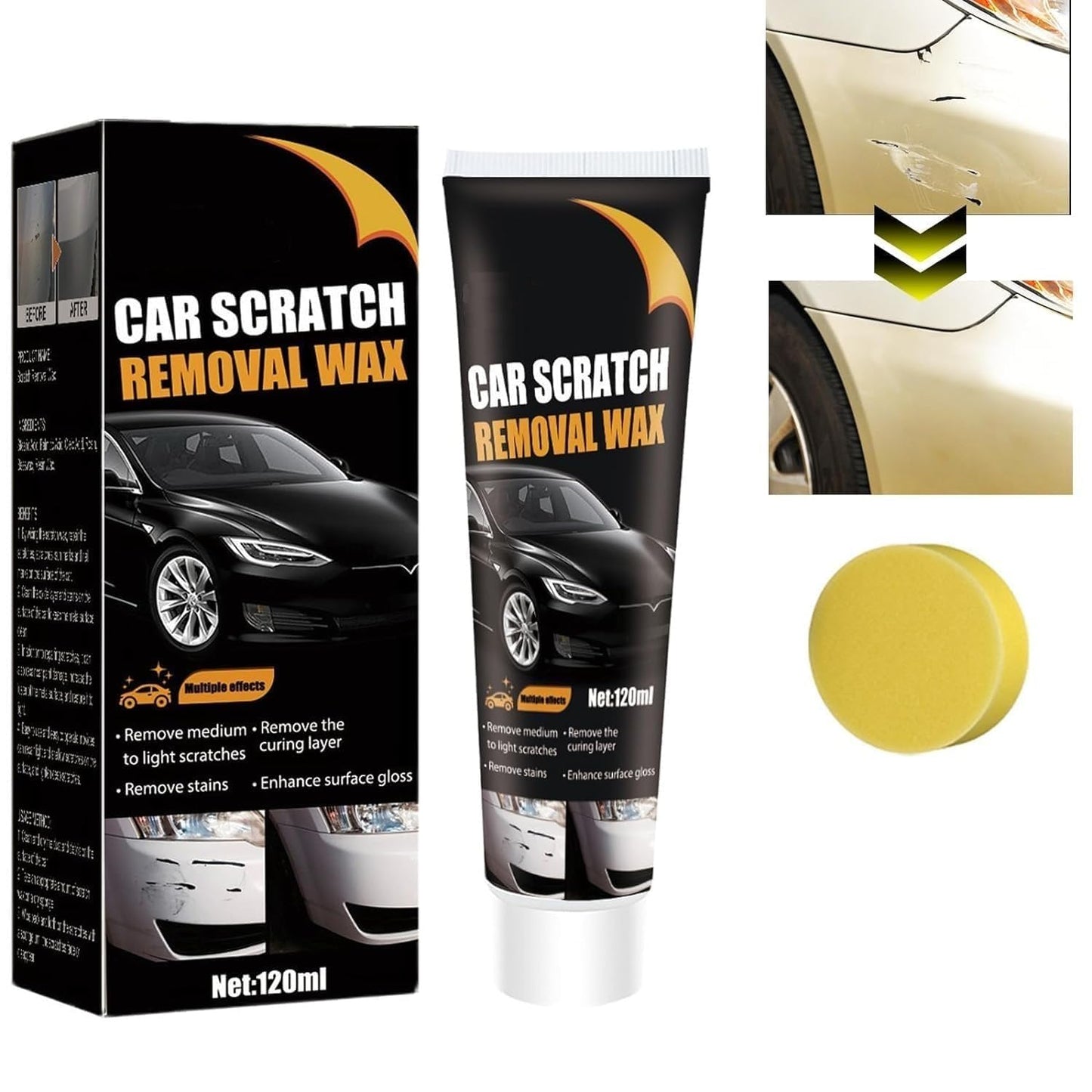 Vehicles, Car Scratch Remover Wax For Deep Scratches (Pack Of 2)
