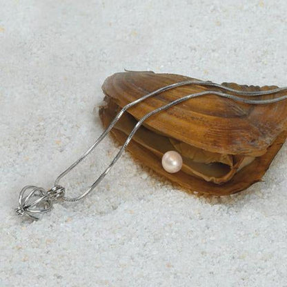 💖 Love Made Wearable™ – Oyster Pearl Necklace