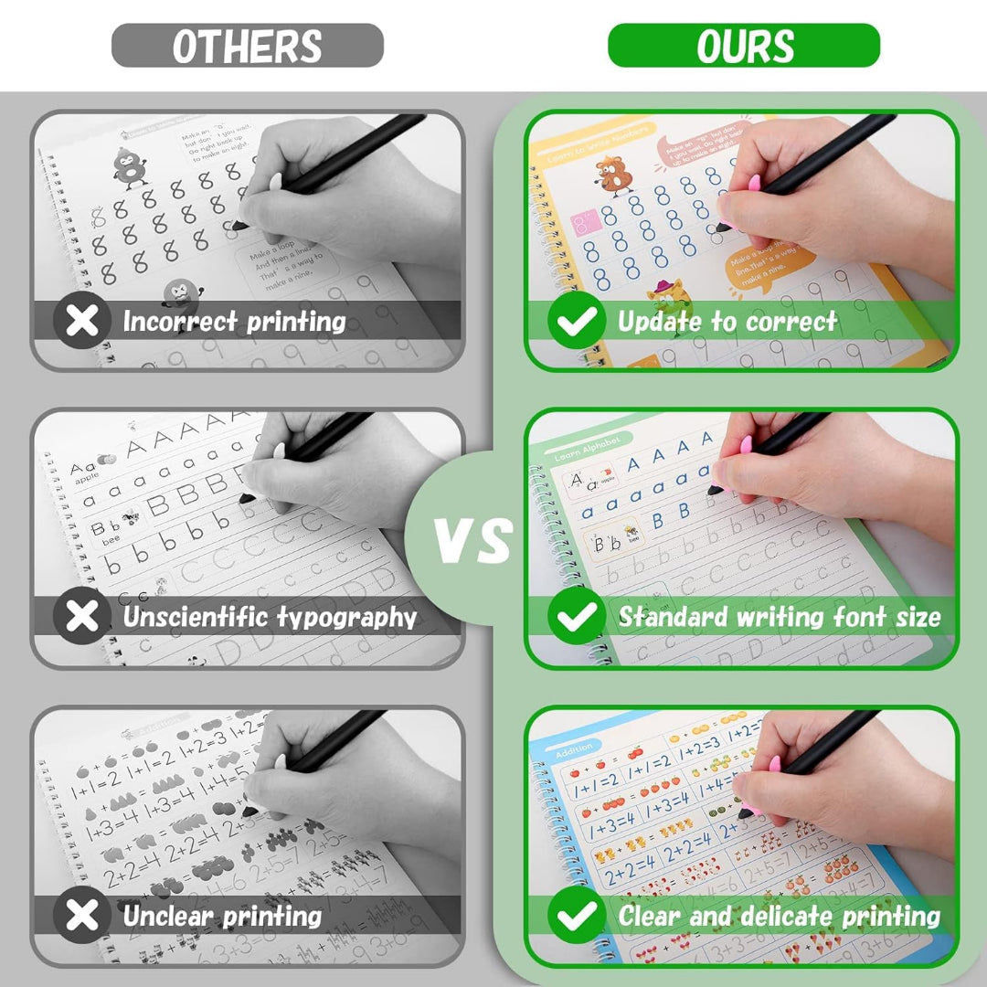 Magic Practice Book  💫Set of 4 Books🔥