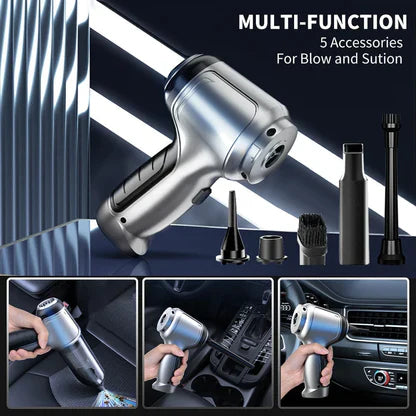 Wireless 2 in 1 Powerful Car Vacuum Cleaner