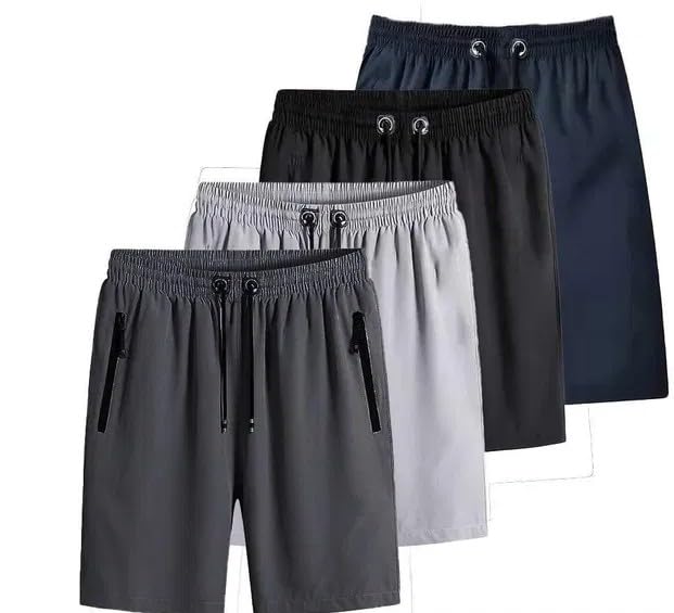 Just Dropped Lycra Shorts Men (Pack of 4) - Size = S